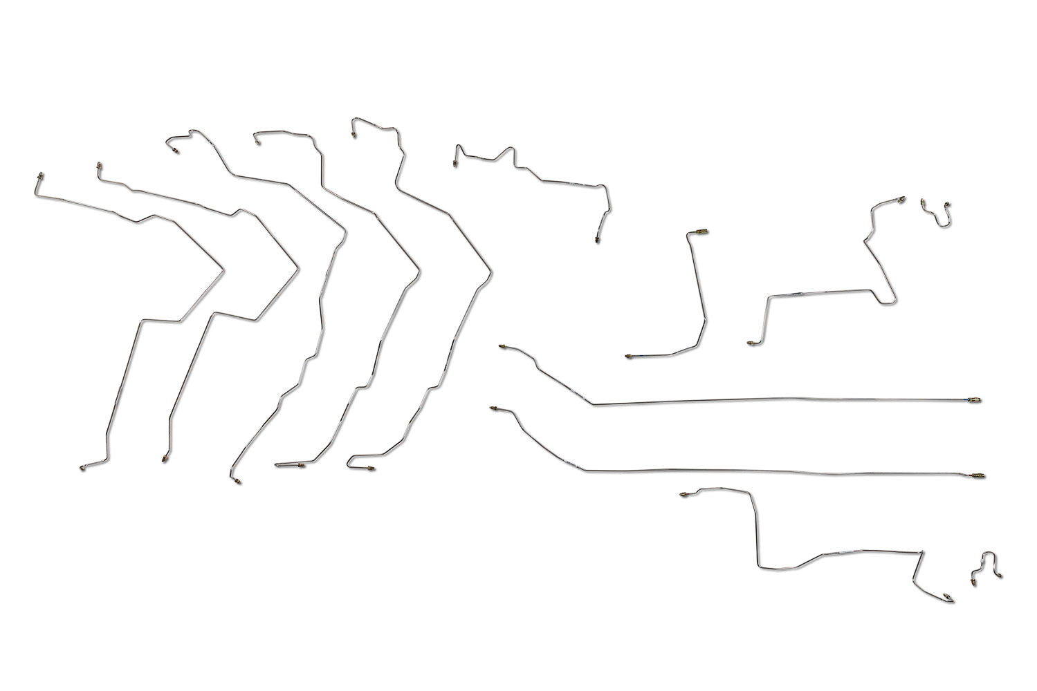 Honda Civic Brake Line Set 2008 1.8L BL-1129-SS1B Stainless Steel