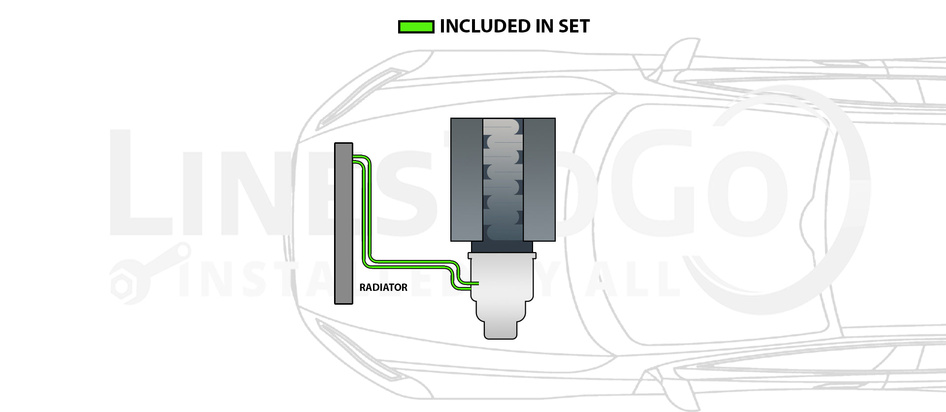 Ensemble de conduites de transmission Buick Park Avenue 2002 3,8 L TCL-207-SS2C en acier inoxydable