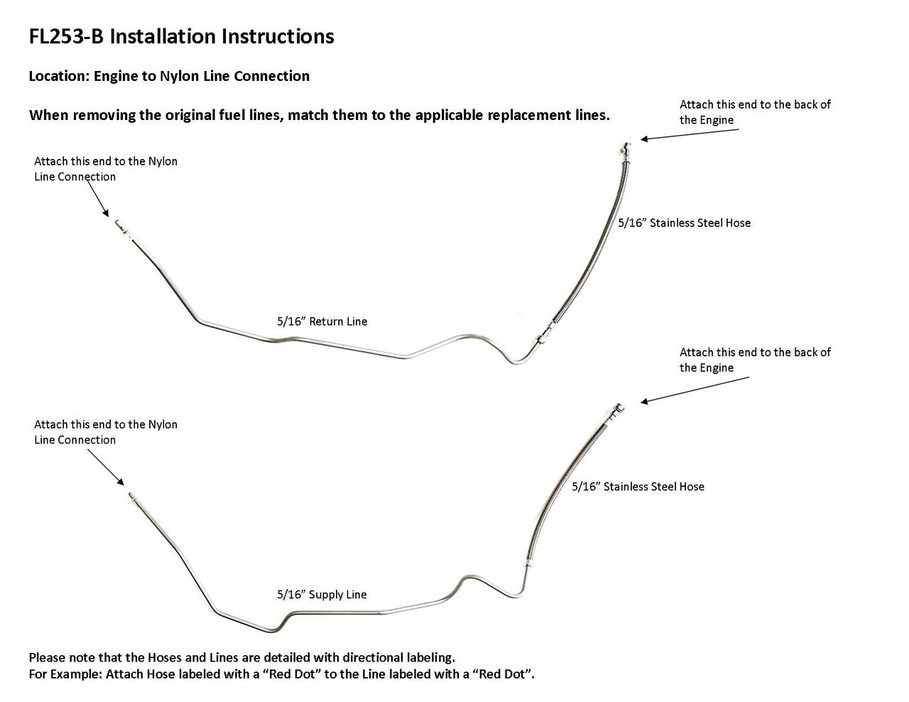 FL253-B Installation Instructions