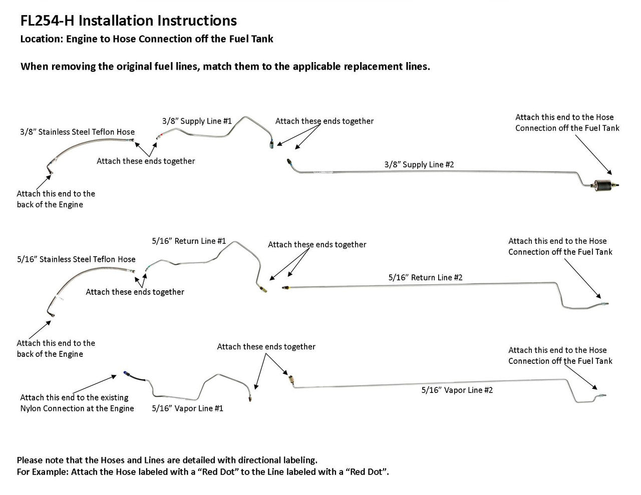 FL254-H Installation Instructions