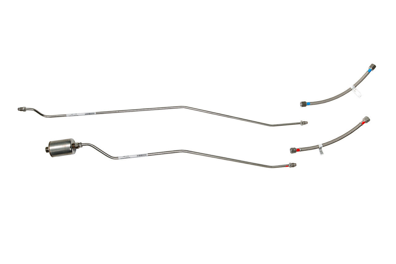 Chevy Truck Rear Fuel Line Set 1993 Reg Cab 6.5 ft Bed 4WD 5.0L Gas SS400-P1P Stainless Steel