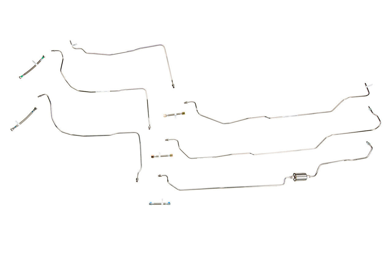 Chevy Silverado Fuel Line Set 2002 1500 Exc. HD, Ext Cab 4.8L Non Flex Fuel SS488-G1C Stainless Steel