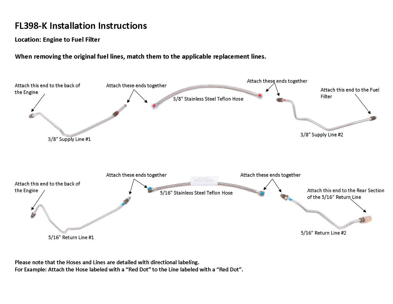 FL398-K Installation Instructions