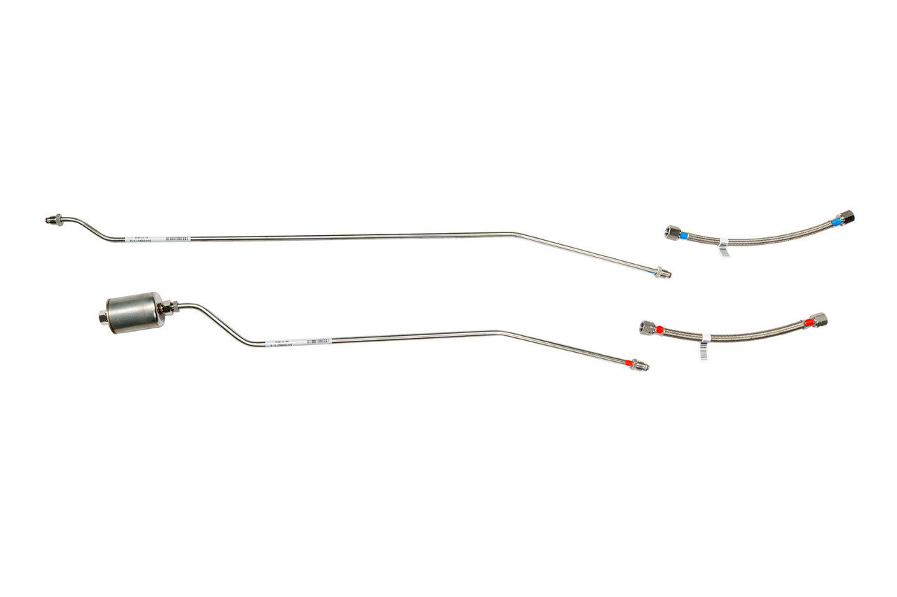 Chevy Truck Rear Fuel Line Set 1995 C Series Reg Cab 6.5 ft Bed 2WD 7.4L Gas SS400-B1X Stainless Steel