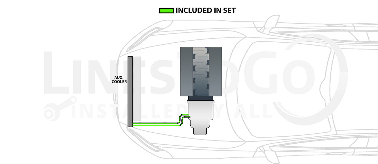 Juego de líneas de transmisión Dodge Grand Caravan 2005 3.3L TCL-167-SS3A Acero inoxidable