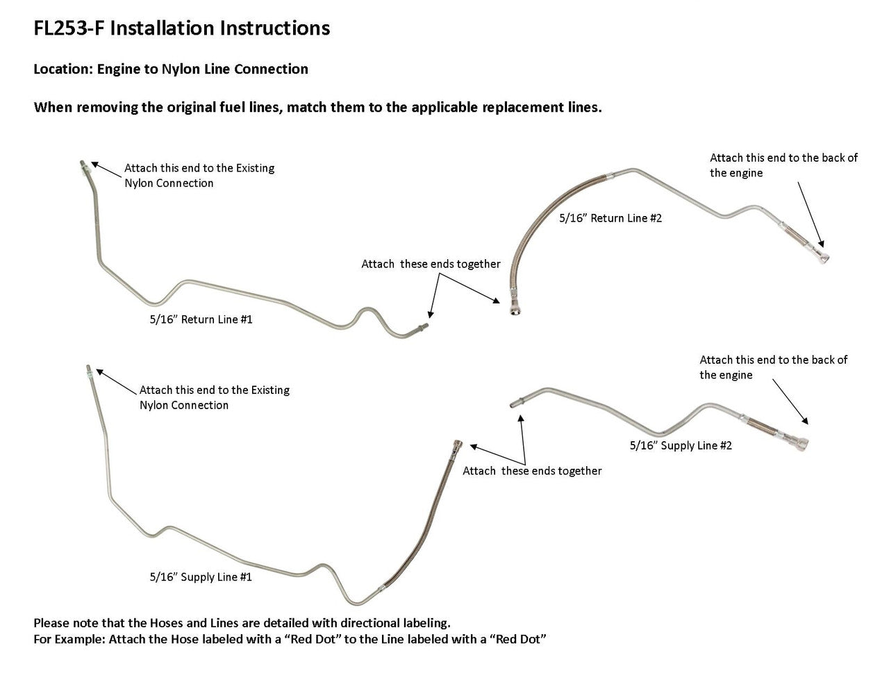 FL253-F Installation Instructions