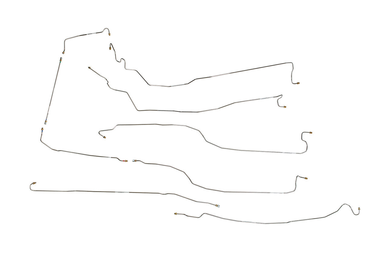 GMC Sierra Brake Line Set 2007 1500 Classic 2WD Ext Cab 6.5ft Bed 6.0L BLC-106-SS2L Stainless Steel