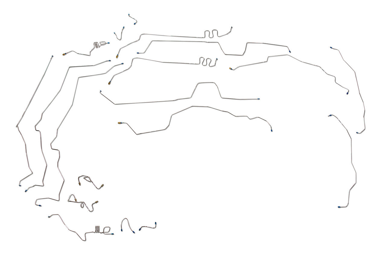 Toyota Tundra Brake Line Set 2013 Reg Cab 8.1ft Bed 4.0L BLT-108-SS7A Stainless Steel