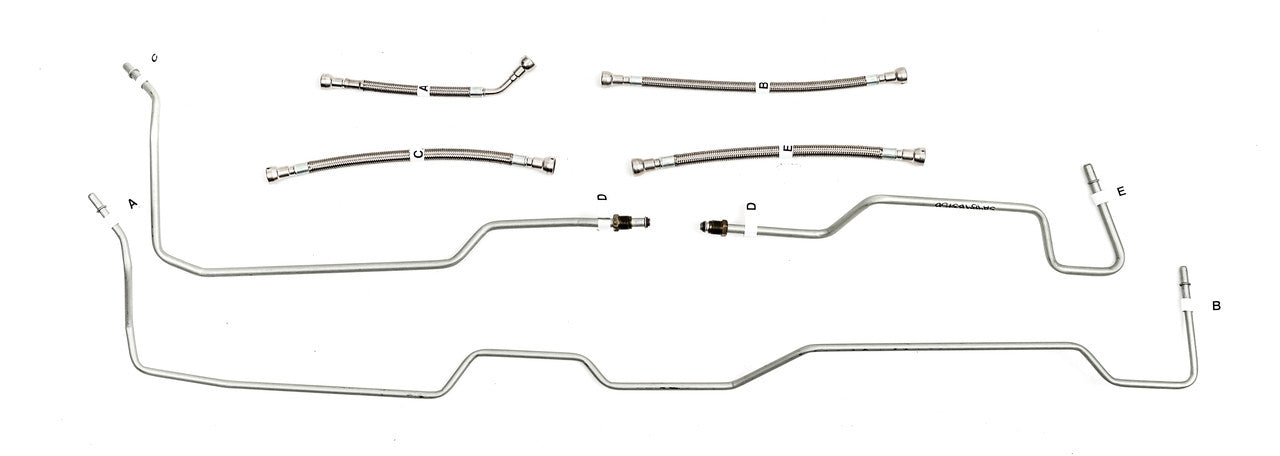 Chevy Silverado Auxiliary Fuel Line Set 2004 Ext Cab, Cab & Chassis 161.5" WB 6.6L FL489-B3A